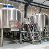 Byggt 3-kärl Brewhouse System 7BBL komplett ölbryggningslinje med öljäsare till salu