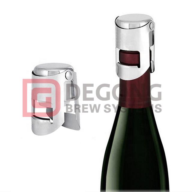 5,6x3,2cm Sanitär rostfritt stål metall champagnepropp Mousserande vin flasklock