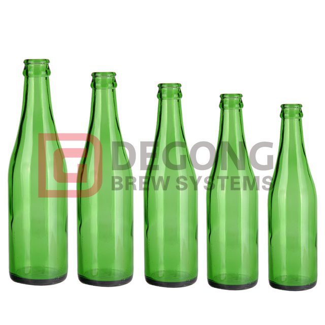 250 ml 330 ml 500 ml grön öl vin dryck glasflaska med metalllock