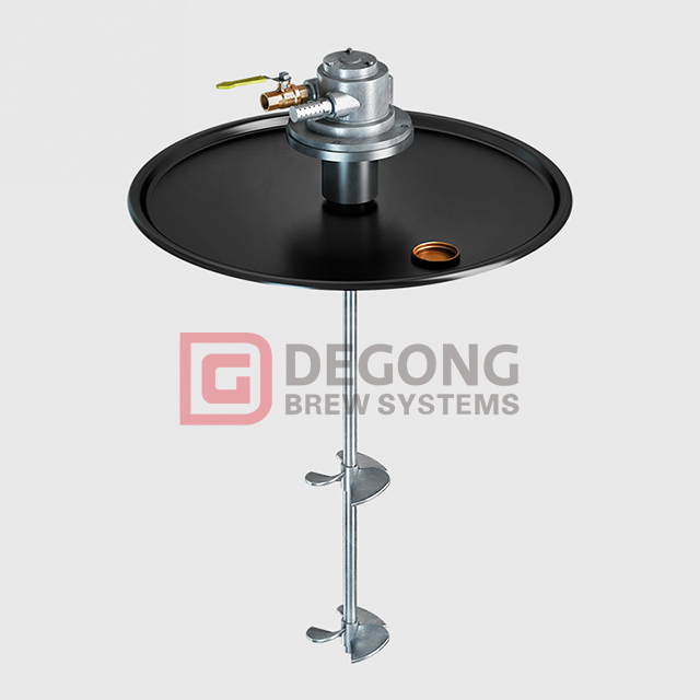 Air Drum Mixer - 1,5 HP Air Direct Drive Lock Mount Trumma Mixer Dubbel propeller