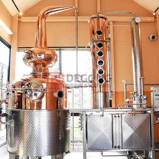 2000L röd koppardestillerad sprit Destillation Tower Vodka Distillery Alcohol Distiller