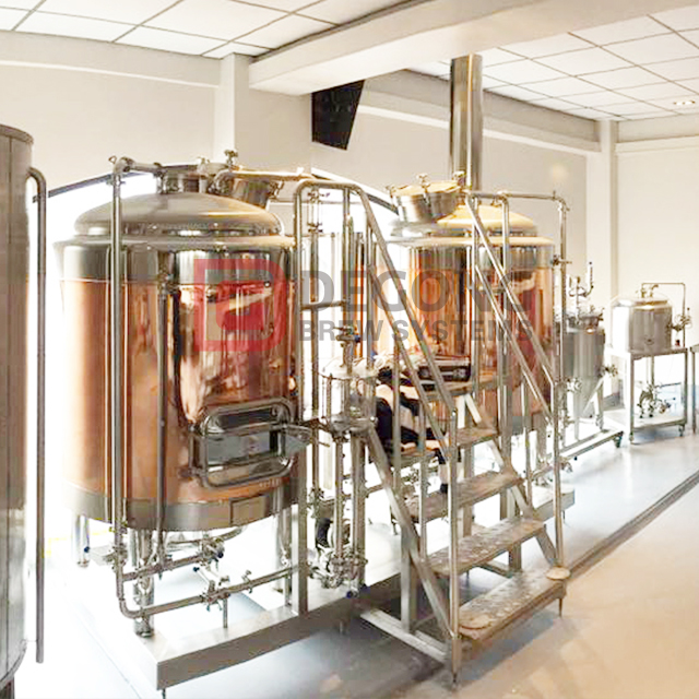 DEGONG-1000L Kopparbryggeri Bar Restaurang Ölbryggningsutrustning