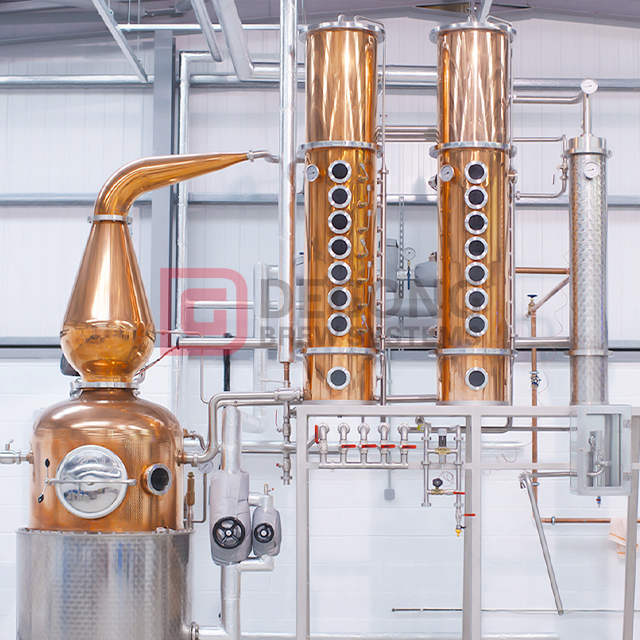 200L 300L multifunktionell destillationsutrustning för Vodka Whisky Gin Copper Distillery
