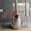 Ånguppvärmning 1000L Destillationsutrustning Red Copper Distiller Gin Whisky Rom Near Me