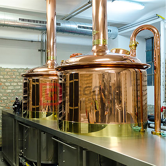 7BBL Red Copper Brewhouse Equipment/ Brewing Beer Equipment Säljs i Tyskland
