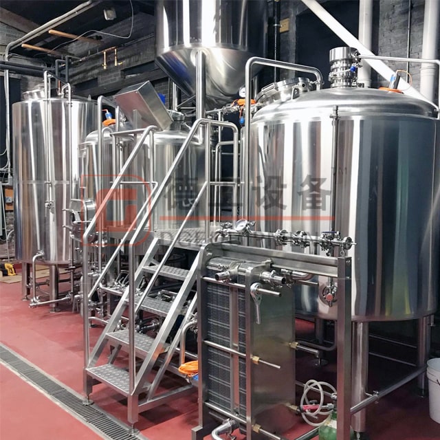 Automatisk/halvautomatisk 1000L 3-kärl Craft Beer Brewing Utrustning för Beer Mashing System till salu