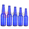 330ml 355ml 500ml 650ml Eller annan långhalsad blå ölflaskor/ölglasflaskor Partihandel