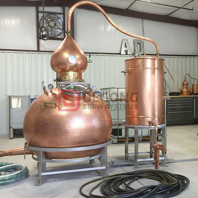 300L kopparkruka destillationsutrustning Lämplig för Whisky Tequila Rum