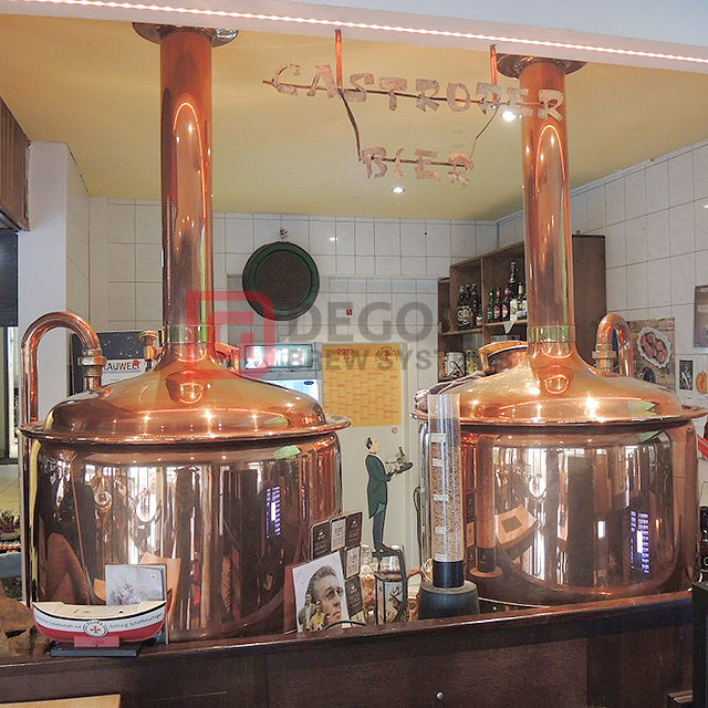 5BBL komplett uppsättning av kopparölbryggningsutrustning/bryggeritillverkare