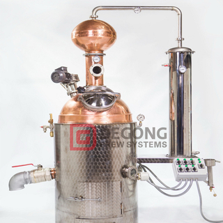pilotbryggningssystem utrustning destillatör 100 liter 200 liter destilleritillbehör Koppardestillationsutrustning