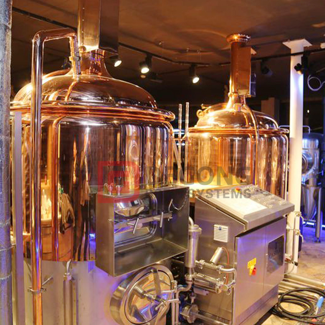 5-30BBL Ölbryggningssystem Röd Koppar/Rostfritt stål DEGONG