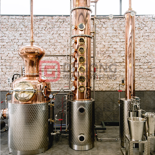 300L elektrisk koppar Gin destilleri utrustning Vodka Brandy alkohol destillerare till salu
