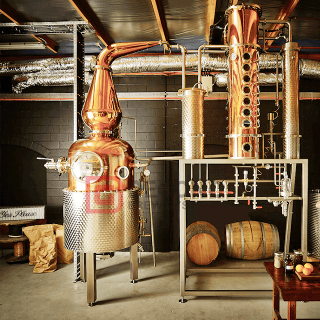 Helt ny design 1000L Gin Copper Distillery |Tillverkare av destillationsutrustning